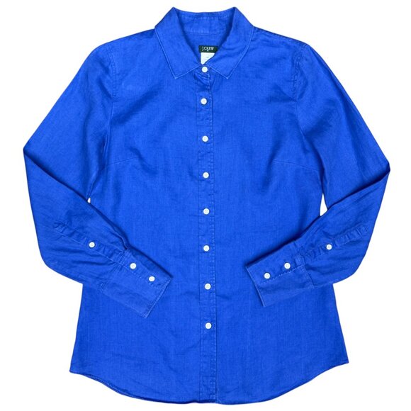 EUC Women's J. CREW Pure Linen The Perfect Button Up‎ | Size XS - Picture 1 of 5